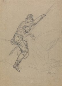 Sir Charles Blunt Hunting the Boar and Escaping from the Tiger: a Study for One of a Set of Four Paintings by Ward Executed in 1815 by James Ward