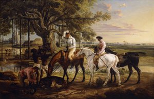 Sir Charles Blunt at the Death of the Boar, 1816