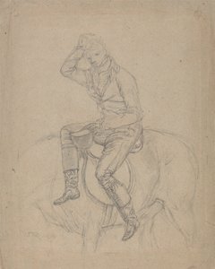 Sir Charles Blunt at the Death of the Boar: a Study for One of a Set of Four Paintings by Ward Executed in 1815 by James Ward
