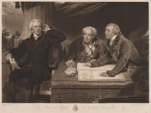 Sir Francis and John Baring and Charles Wall by James Ward