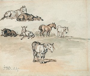 Studies of Horses by James Ward