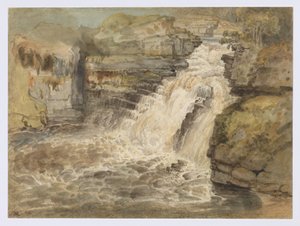 The Falls of the Clyde After a Flood by James Ward