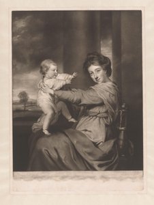 Portrait of Caroline Spencer with Her Daughter Caroline