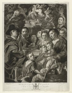 Portrait of Jacques Jordaens with His Parents, Brothers, and Sisters (series title: Paintings from The Houghton Gallery)