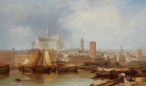 View of Cologne with the Unfinished Cathedral