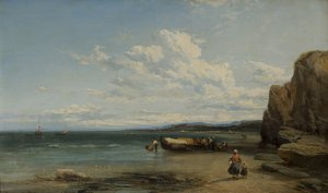 Coastal Scene with Boats, 1863
