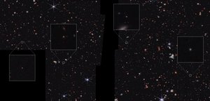 Galaxies in CEERS Field by James Webb Space Telescope (NASA)
