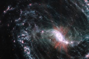 NGC 1365 by James Webb Space Telescope (NASA)