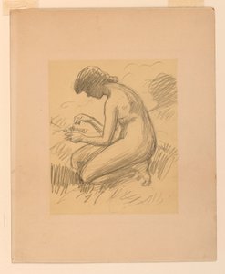 Crouching Female Nude