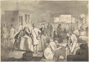 Customs Shed by James Wells Champney
