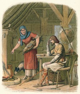 Alfred in the Neatherds Cottage