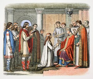 Baptism of King Guthrum, 878, 1864
