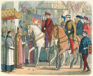Charles and Henry Welcomed by the Clergy by James William Edmund Doyle