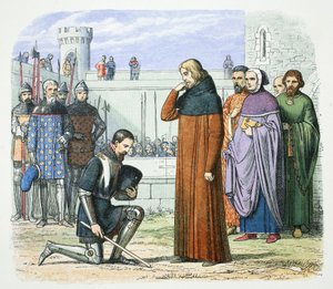Henry Bolingbroke Demanding the Throne of Richard II of England, Flint, Wales
