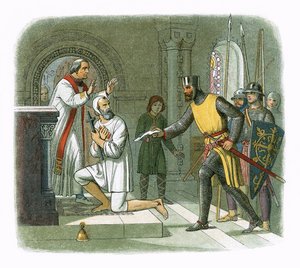Hubert taken from sanctuary at Boisars by James William Edmund Doyle