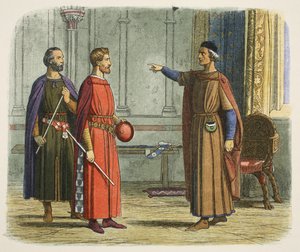 King Edward I Threatens the Lord Marshal