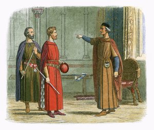 King Edward I threatens the lord marshal by James William Edmund Doyle