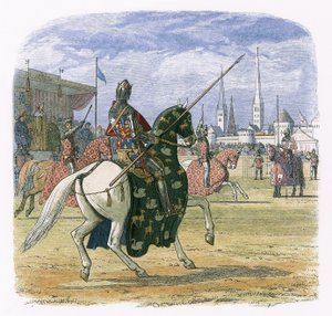 King Richard II stops the duel between Hereford and Norfolk by James William Edmund Doyle