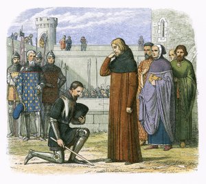 Meeting of Richard II and Henry Bolingbroke at Which Henry Demands the Throne by James William Edmund Doyle