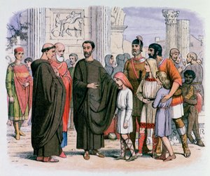Pope Gregory in Rome Seeing Blonde Slaves