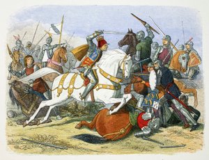 Richard III of England at the Battle of Bosworth Field, Leicestershire by James William Edmund Doyle