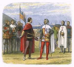 The Prince Extorts an Amnesty from Pedro the Cruel by James William Edmund Doyle