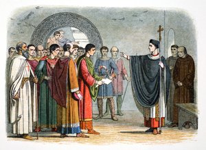 Thomas a Becket Forbids the Earl of Leicester to Pass Sentence on Him by James William Edmund Doyle