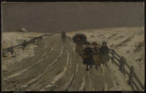 Return from School, c.1901 by James Wilson Morrice