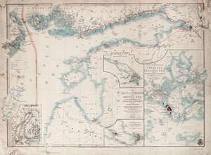 Chart of the Gulf of Finland and Baltic Sea by James the Younger Wyld