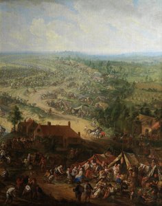 Detail of Digging of the Ghent Canal (detail) by Jan Anton Garemyn