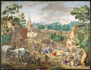 A Kermesse by Jan (follower of) Brueghel