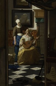 The Love Letter, c.1669-70 by Jan Vermeer van Delft
