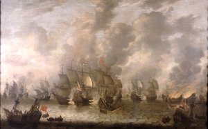 The Battle of Scheveningen, 31 July 1653 by Jan Abrahamsz. Beerstraaten