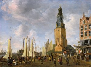 The Herring Packers Tower, Amsterdam by Jan Abrahamsz. Beerstraten