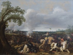 King Gustav II Adolf of Sweden at the Battle of Lützen November 16th, 1632 by Jan Asselijn