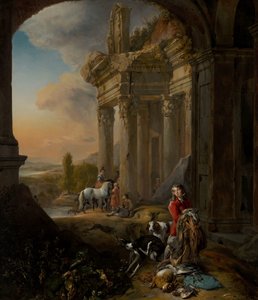 After the Hunt by Jan Baptist Weenix