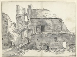 House by a Ruin by Jan Baptist Weenix