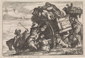 The Cart by Jan Baptist de Wael