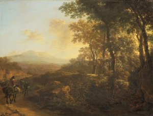 Italian Landscape with Mule Driver