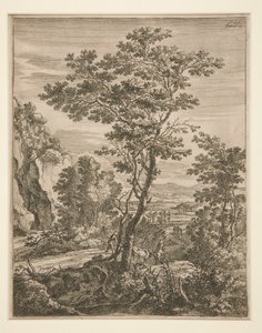 Landscape with a Large Tree by Jan Both