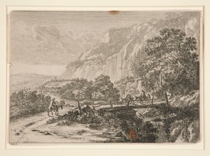 Wooden Bridge. Sulmona Near Tivoli by Jan Both