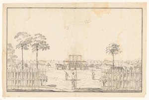The Kraton at Djocja (Mataram) by Jan Brandes