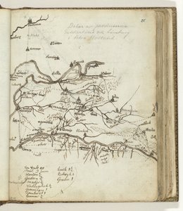 Map of the Area Between Doetinchem and Venlo by Jan Brandes