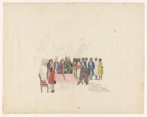 Reception of the Envoys of the King of Kandy, 1785 by Jan Brandes