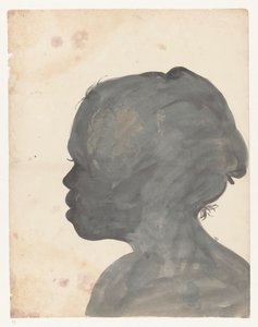 Silhouette Portrait of Bietja by Jan Brandes