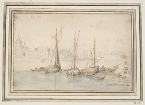 View of Ruhrort and Duisburg by Jan Brueghel the Elder