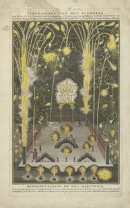 Fireworks Launched on October 15, 1745, the Name Day of Maria Theresa, Commissioned by Anthoni de Groot by Jan Caspar Philips