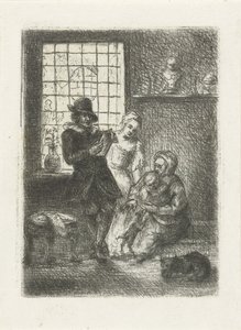 Interior with a Family