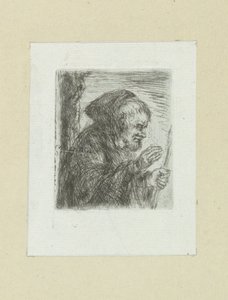 Hermit (The Compleat Work of Etchings by John Chalon) by Jan Chalon