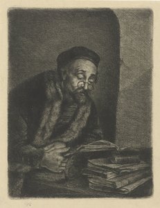 Man Behind a Desk